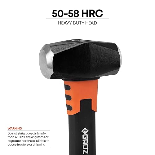Miniatura 5 de Groz 36560 Martillo de perforación de 2 libras con mango de fibra de vidrio, 11"