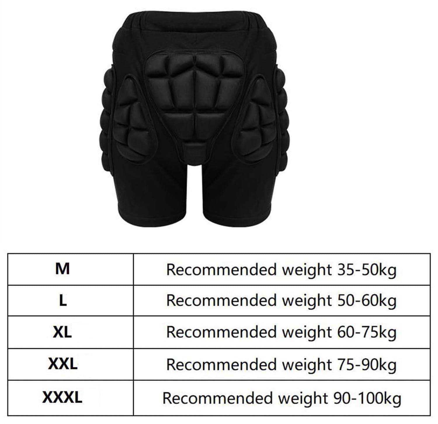 Pantalon De Protection des Hanches pour Personnes âgées, Coussinets De Protection des Hanches en EVA, équipement De Protection du Coccyx Et des Hanches M