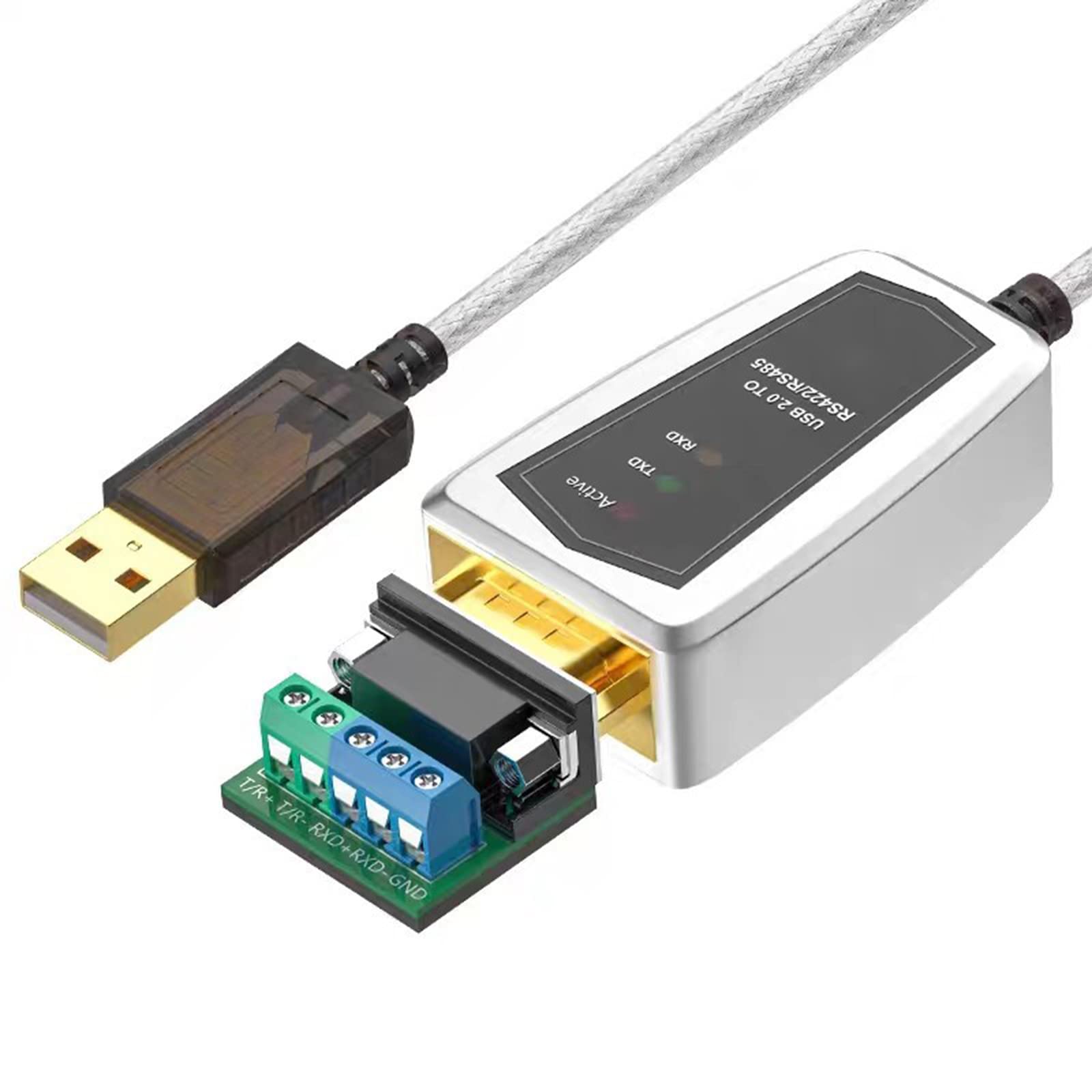 Adapter szeregowy USB na RS485 RS422 USB na blok zacisków konwerter linii
