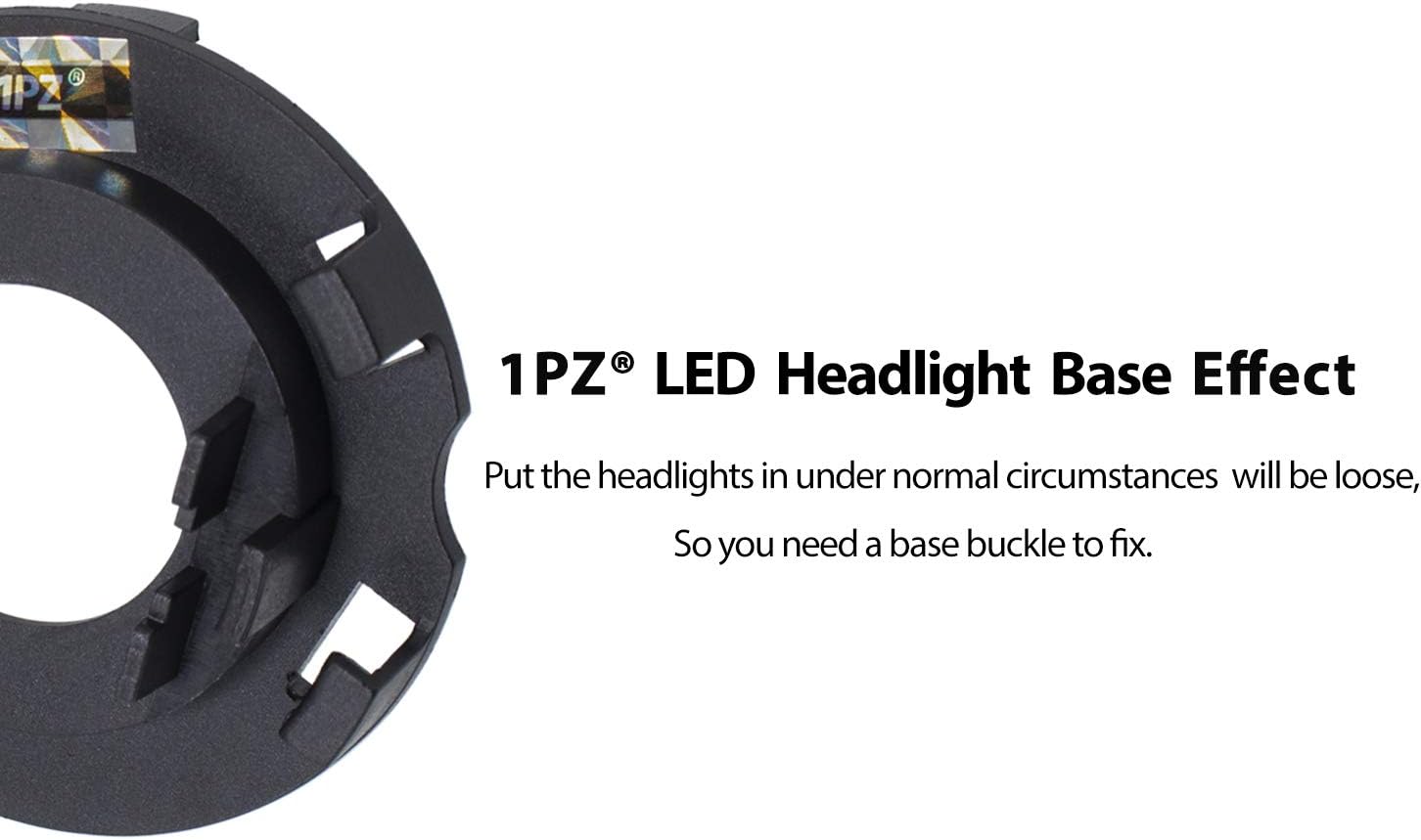 1PZ CF1-E01 H7 LED Headlight Bulb Adapter Holder Socket Replacement for Tucson Mistra KIA Sedona Forte
