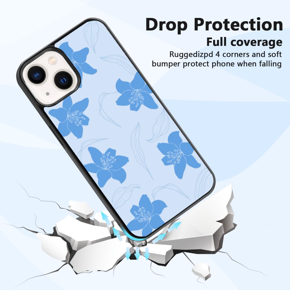 Amazon.com: Blue Lily Phone Case Compatible with iPhone 16 15 14