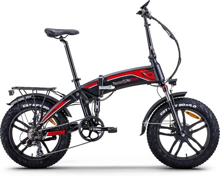 Tecnobike shop e-bike pieghevole bicicletta elettrica con pedalata assistita