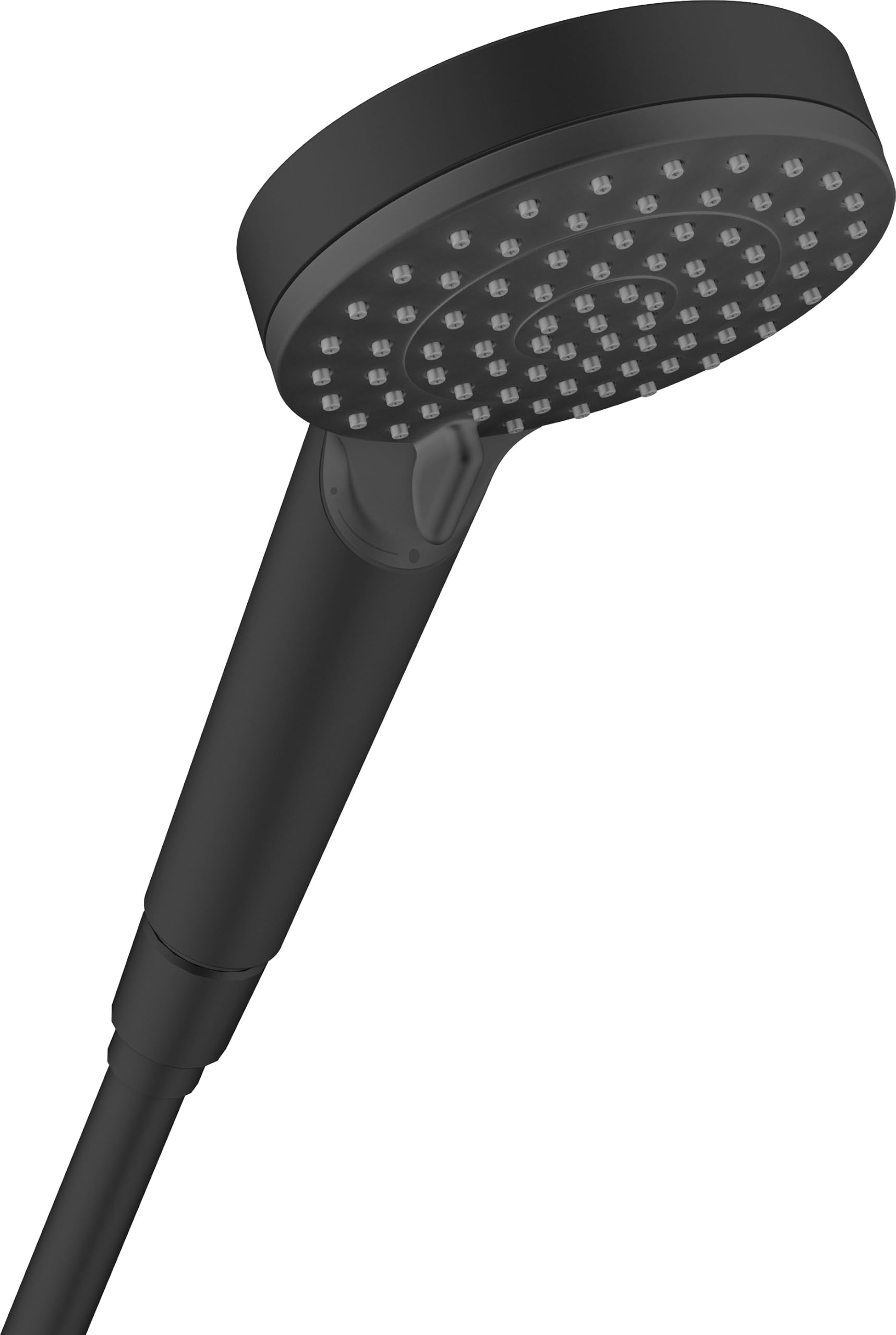 hansgrohe Vernis Blend 100 Pommeau de Douche économie d'eau, Douchette à main Vario EcoSmart 9 l/min, noir mat, 26340670