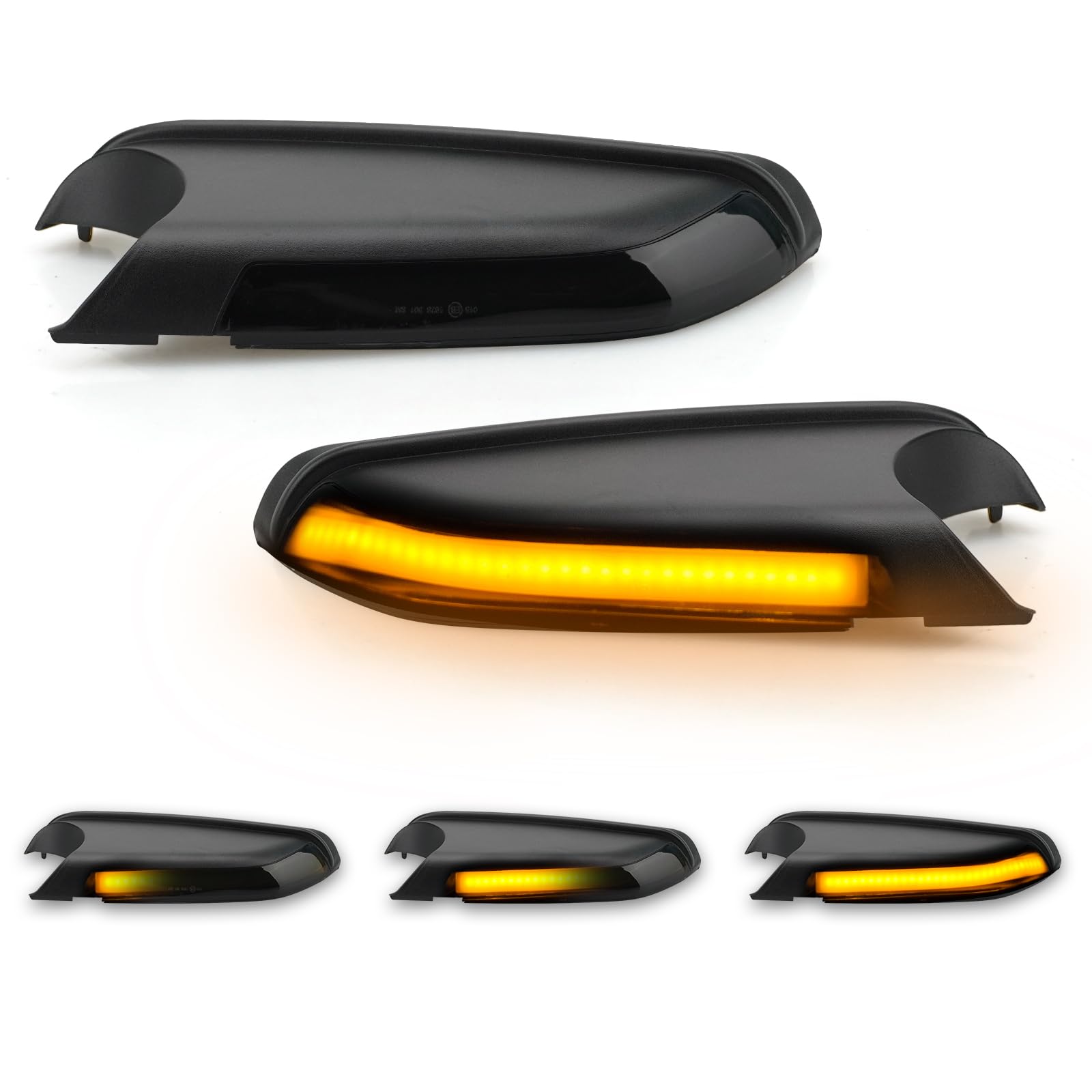 D-Lumina luci LED per indicatori di direzione dinamici per specchietto laterale,indicatori di direzione sequenziali,Compatibile con Volkswagen Polo mk4 FL Volkswagen Vento Skoda Octavia