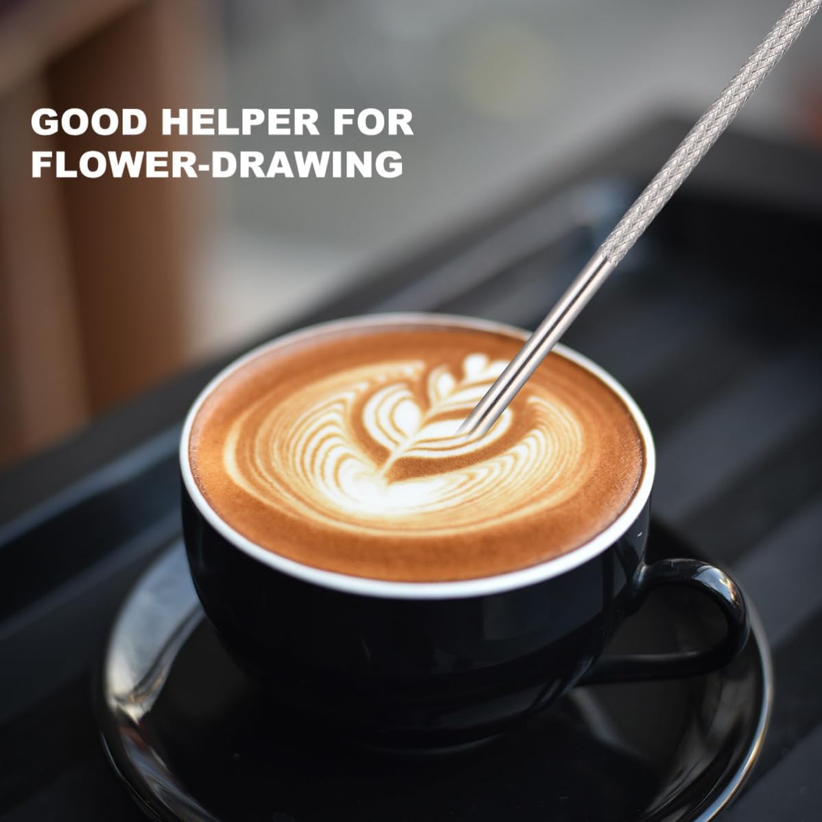 Milk Frothing Pitcher 350ml Stainless Steel Latte Art Pen