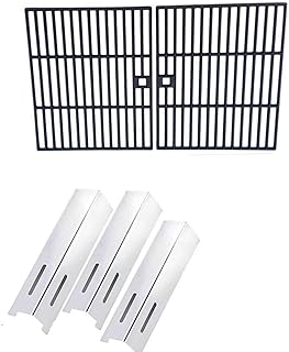 Life@home GSF2616J, GSF2616JB, GSF2616JBN and BBQ Grillware GSF2616, 41590 BBQ Gas Grill Repair Kit Includes 3 Stainless Heat Plates and Cast Iron Grates