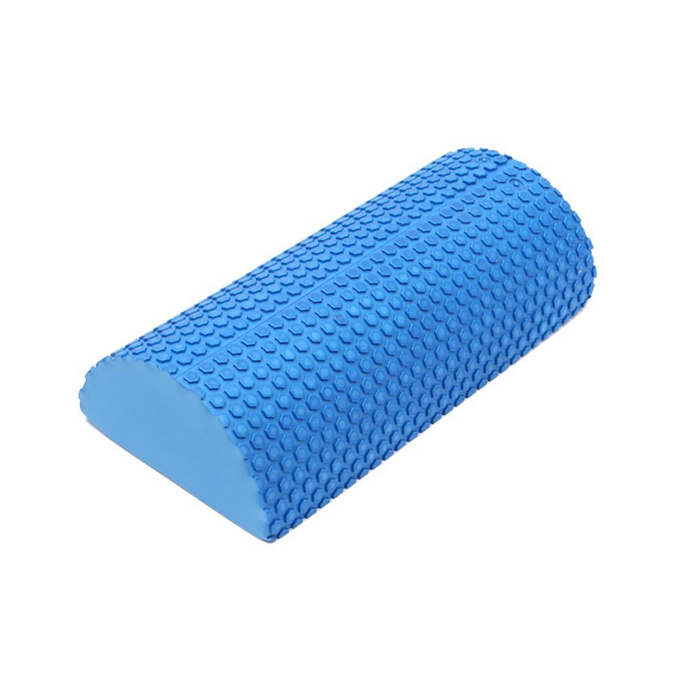 IRIS Fitness EVA Half Round Yoga Foam Roller (45 cm) Massage Floating Point Column Exercise Fitness Trigger Roller-picture-30