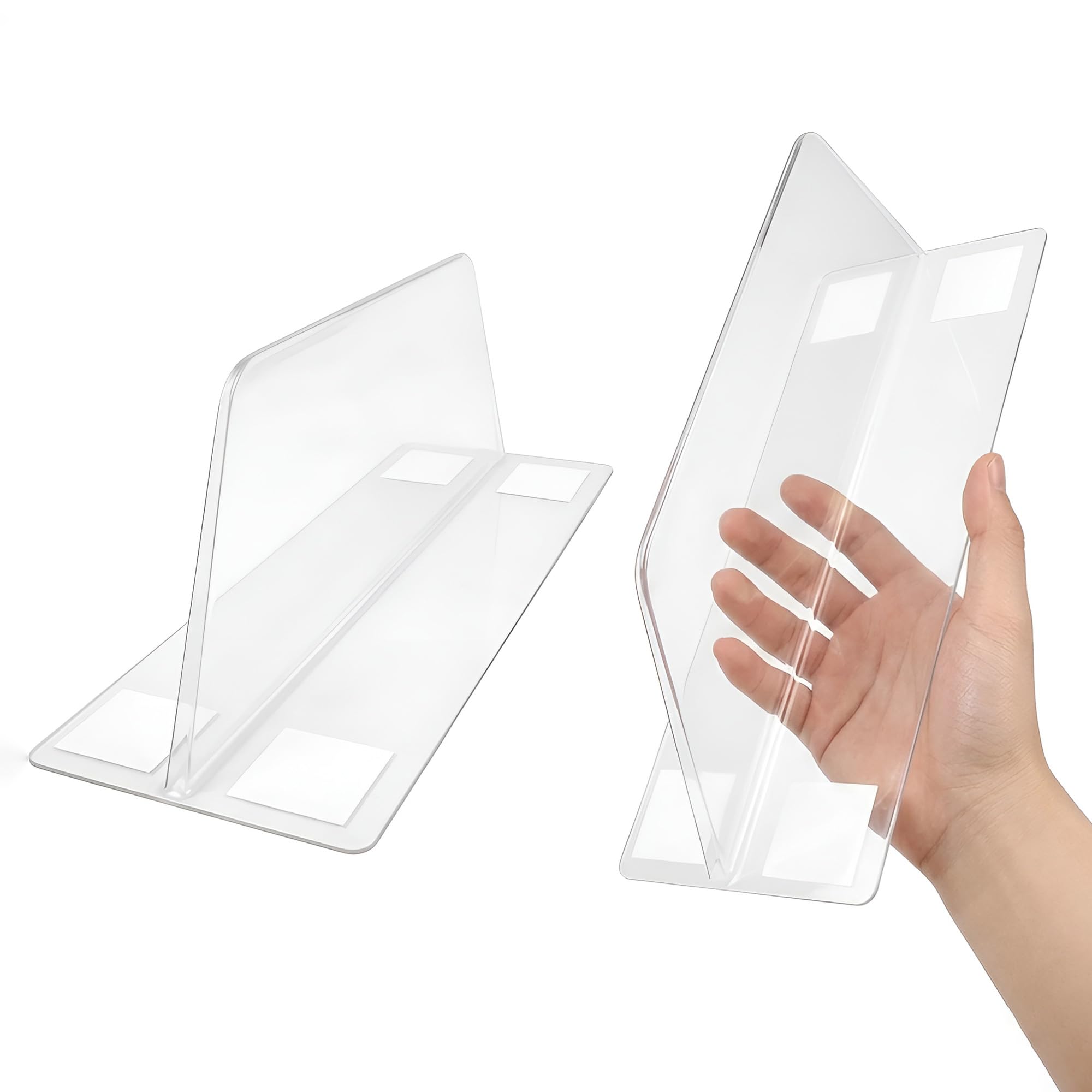 Clip Strip 10 Pack Shelf Dividers, Shelf Organizers, 3" H x 10" L, Heavy Duty Kitchen Cabinet Product Dividers, for Household Wooden Shelves, Retail Store Shelving Corp.