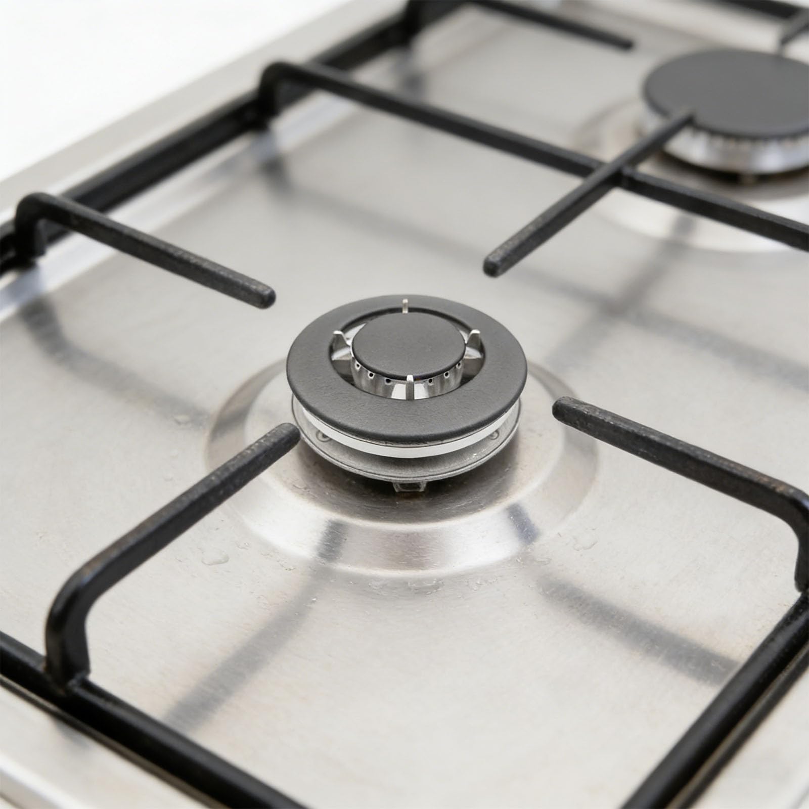 Set di bruciatori per piani cottura con divisore e base, struttura in metallo a combustione efficiente, design stabile per cucine domestiche e bruciatori