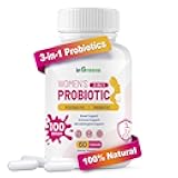 3-in-1 High Potency Probiotics for Women, Vaginal Probiotics with 100 Billion CFU, 15 Selected Strains, Organic Women’s Probiotic for Digestive, Vaginal, Urinary & Immune Health-60 Capsules
