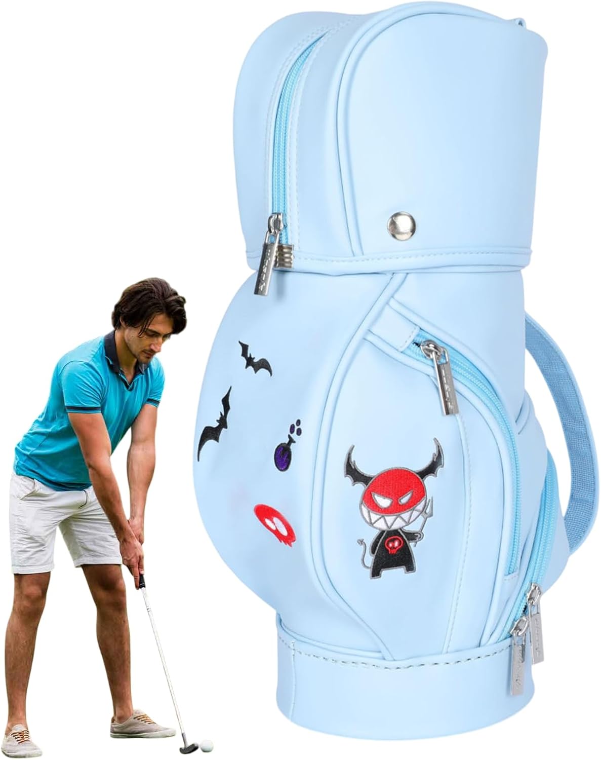 トラベルゴルフバッグ | 軽量 小型 マルチ ポケット バックパック | ゴルフバックパック収納 | 男性 と 女性 の ため の