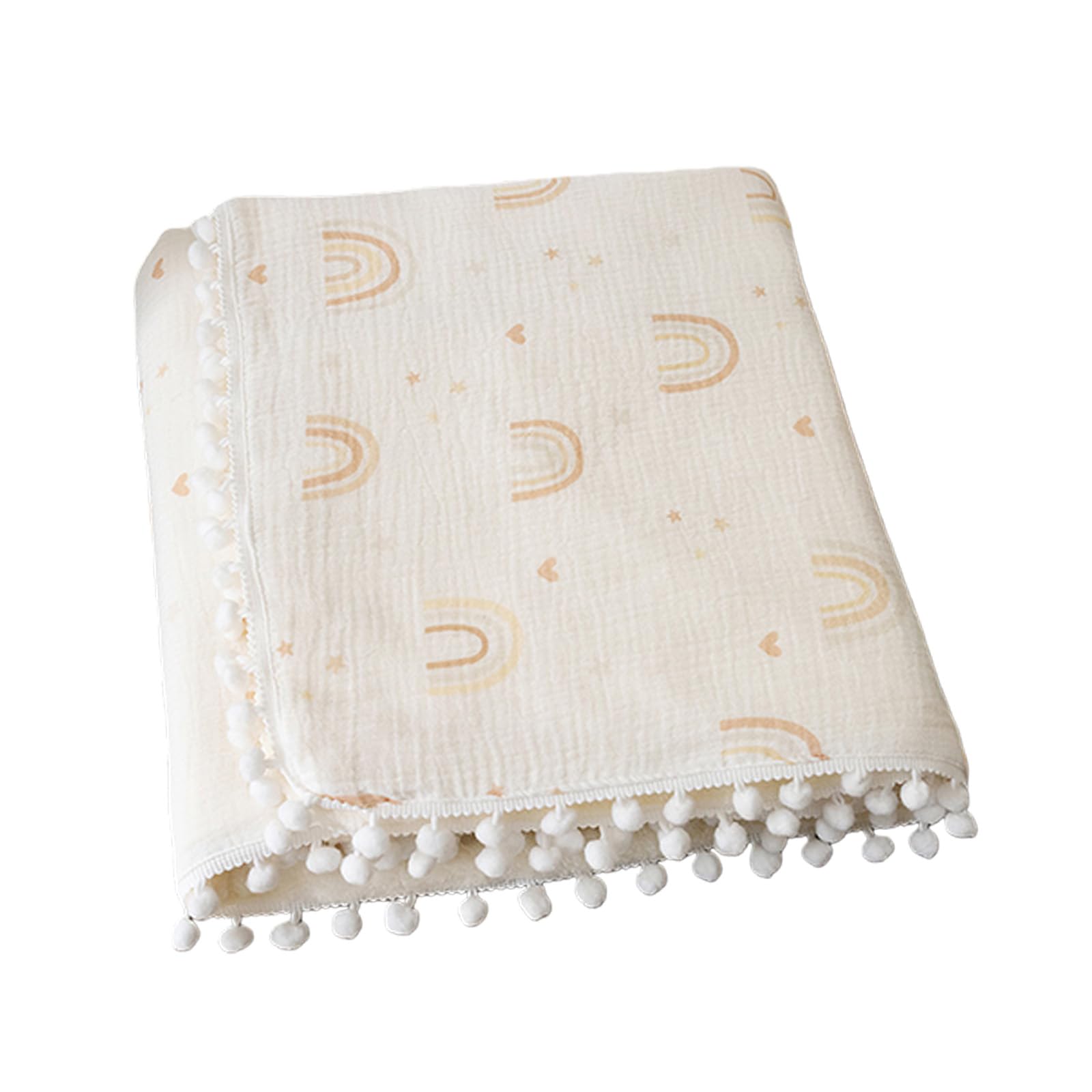 Tsophreniq Wrap Infant Receiving Blanket Baby Quilt Infant Strollers for Toddler Newborns Swaddles Wrap Cotton Crinkle Gauze