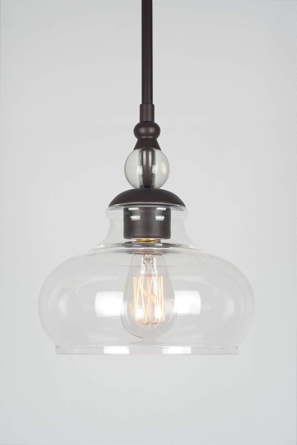 Flаѕh Dеаlѕ - 70% оƒƒ Kira Home Harlow 9 Glass Shade, Clear Replacement Glass, 1.75 Fitter Size, 6 x 9, 1-Pack