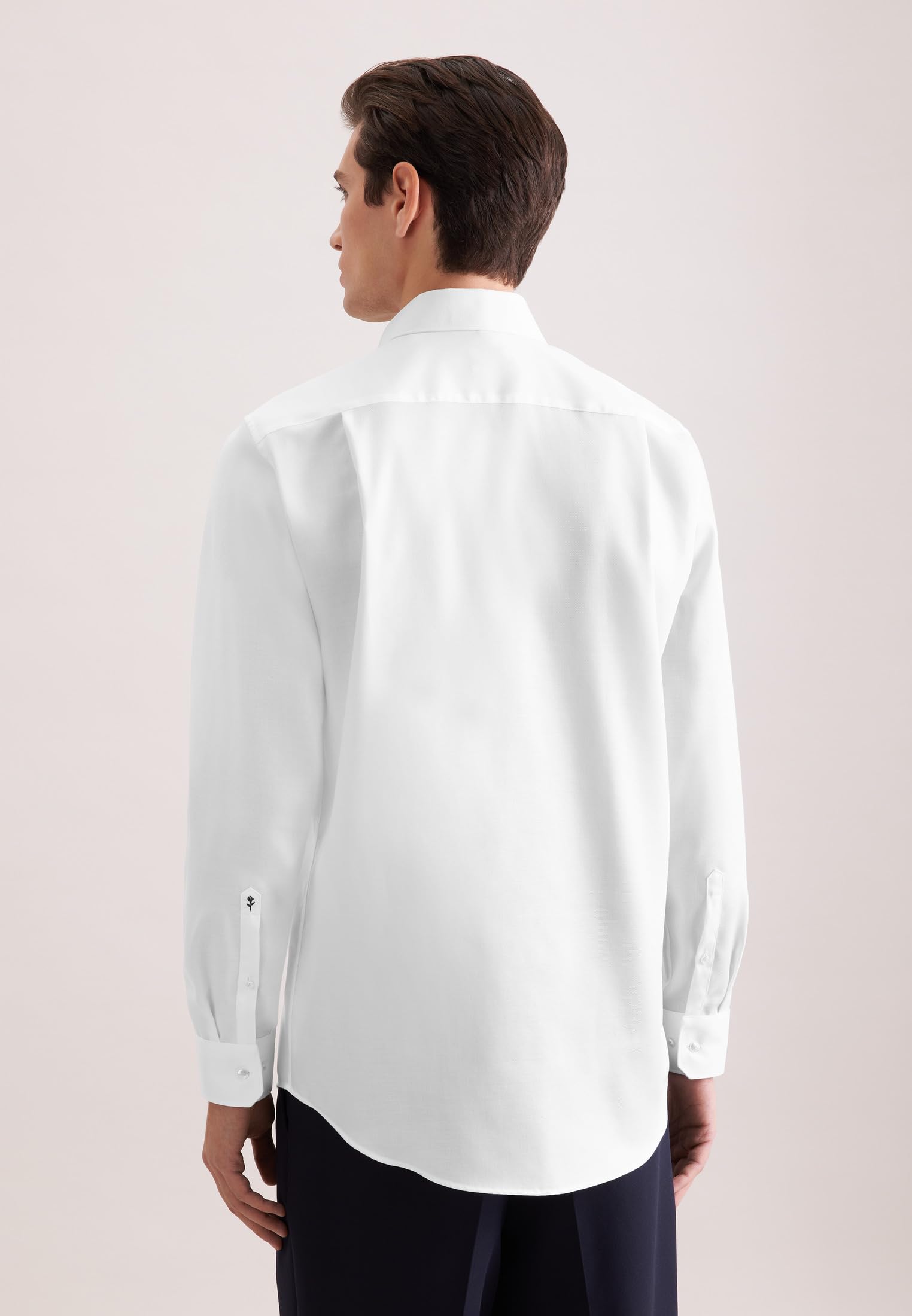 Seidensticker Regular Fit Langarm Business Hemd Camicia da Lavoro Uomo (Pacco da 1)