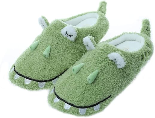 Millffy Cute Soft Comfy Plush Seal Slippers sea Lion Animal Shark Whale Slipper Indoor Crocodile Home Bedroom Shoes for Adult