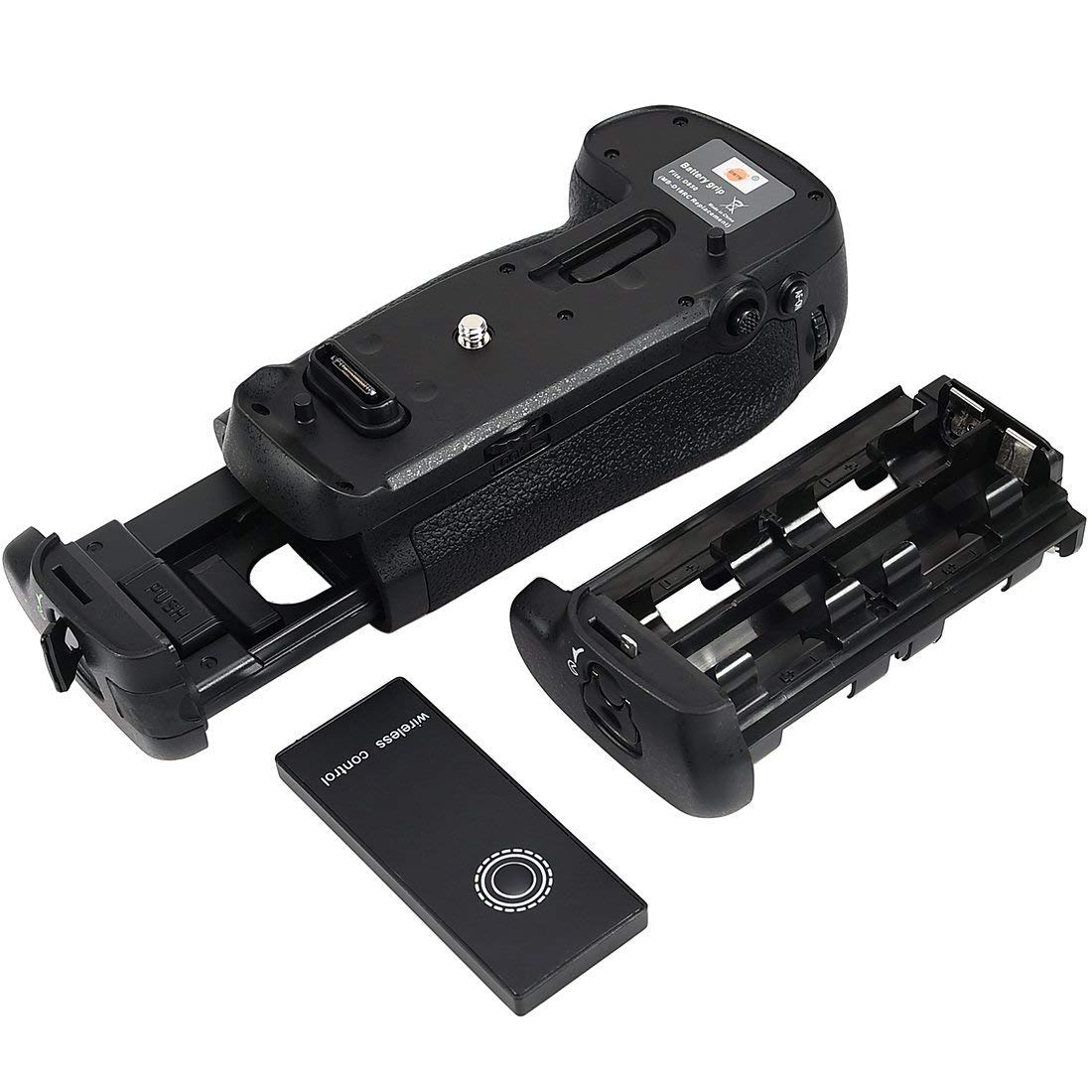 DSTE mb-d18 battery grip con telecomando a infrarossi funzione + 2 x EN-EL15 batteria per fotocamera digitale reflex Nikon D850