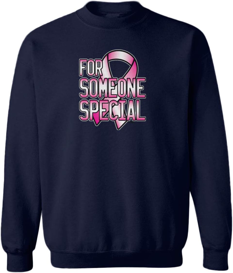 Tcombo for Someone Special - Breast Cancer Youth Fleece Crewneck Sweater