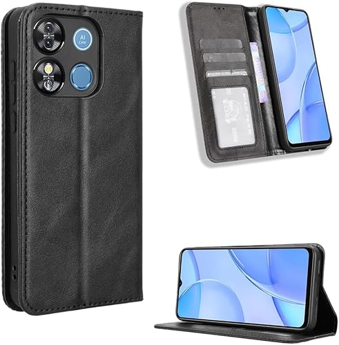 For OUKITEL C69 �P�[�X �蒠�^ �J�o�[PU���U�[ �g�уP�[�X �X�}�z�P�[�X �C�菝�h�~ �ϏՌ� �}�O�l�b�g�� �y�� �S�ʕی� �J�[�h���[ ���u���@�\�Ή� �w��h�~�g�� �u���b�N OUKITEL C57S/C57 PRO �Ή�