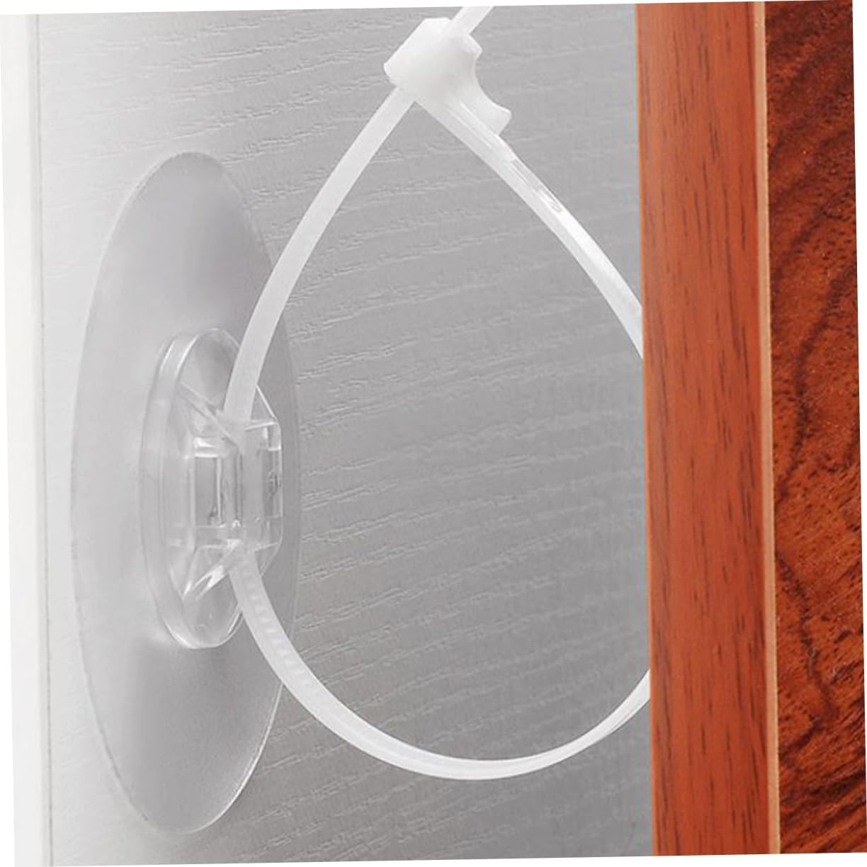 2sets Furniture Anti-tilt Tool Transparent Fixing Strap for Home Use No Punching Required Durable Design to Secure Cabinets and Wardrobes Pet Safety