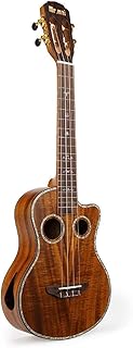 HIZLJJ Ukulele Baritone Mahogany Ukulele by Personality Adult Beginner Musical Instrument Fashion Children's Small Guitar Boys And Girls Students Four-stringed Instrument String Instruments