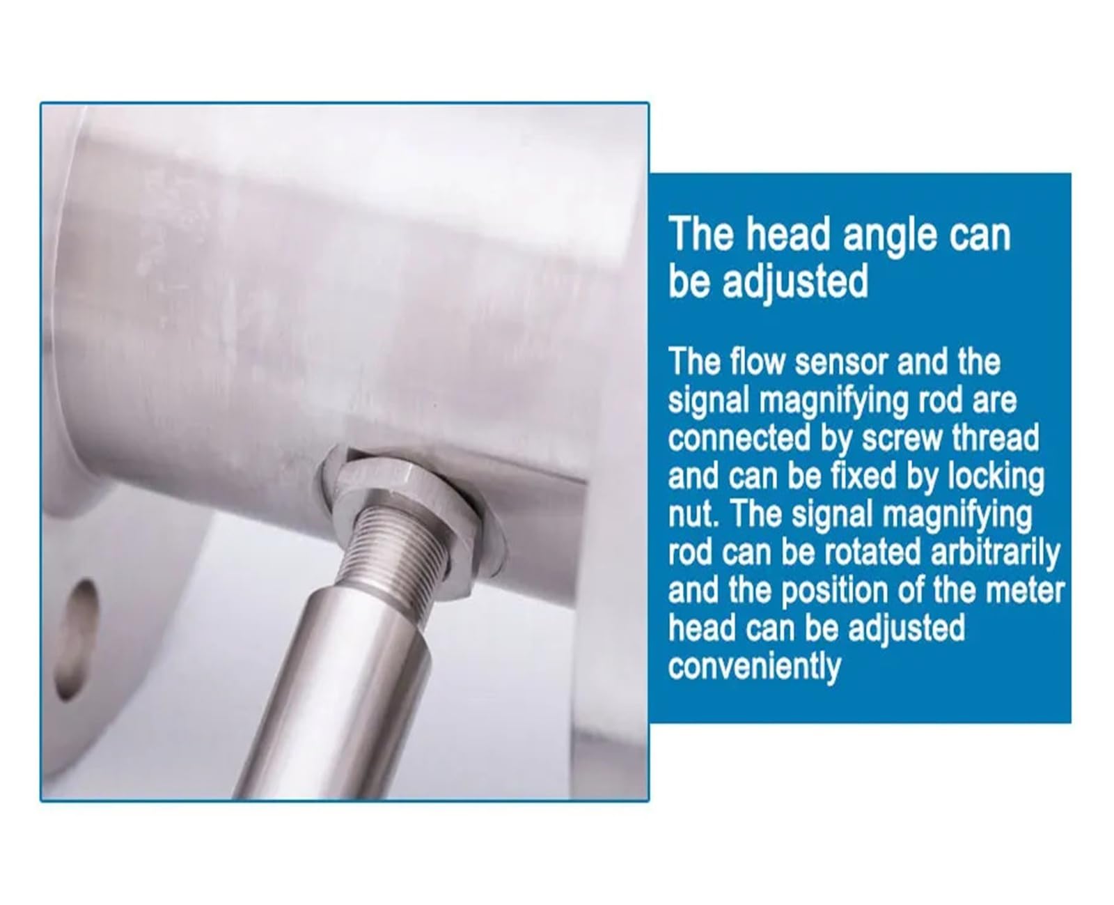 Medidor de caudal de fluido electromagnético con sensor de caudal de turbina, conexión de rosca interna, acero inoxidable 304 Garantizar la estabilidad(DN32)