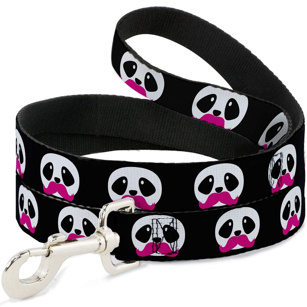 Laisse pour chien 3,8 cm Buckle-Down Panda Face pour retenir les chiens puissants avec style