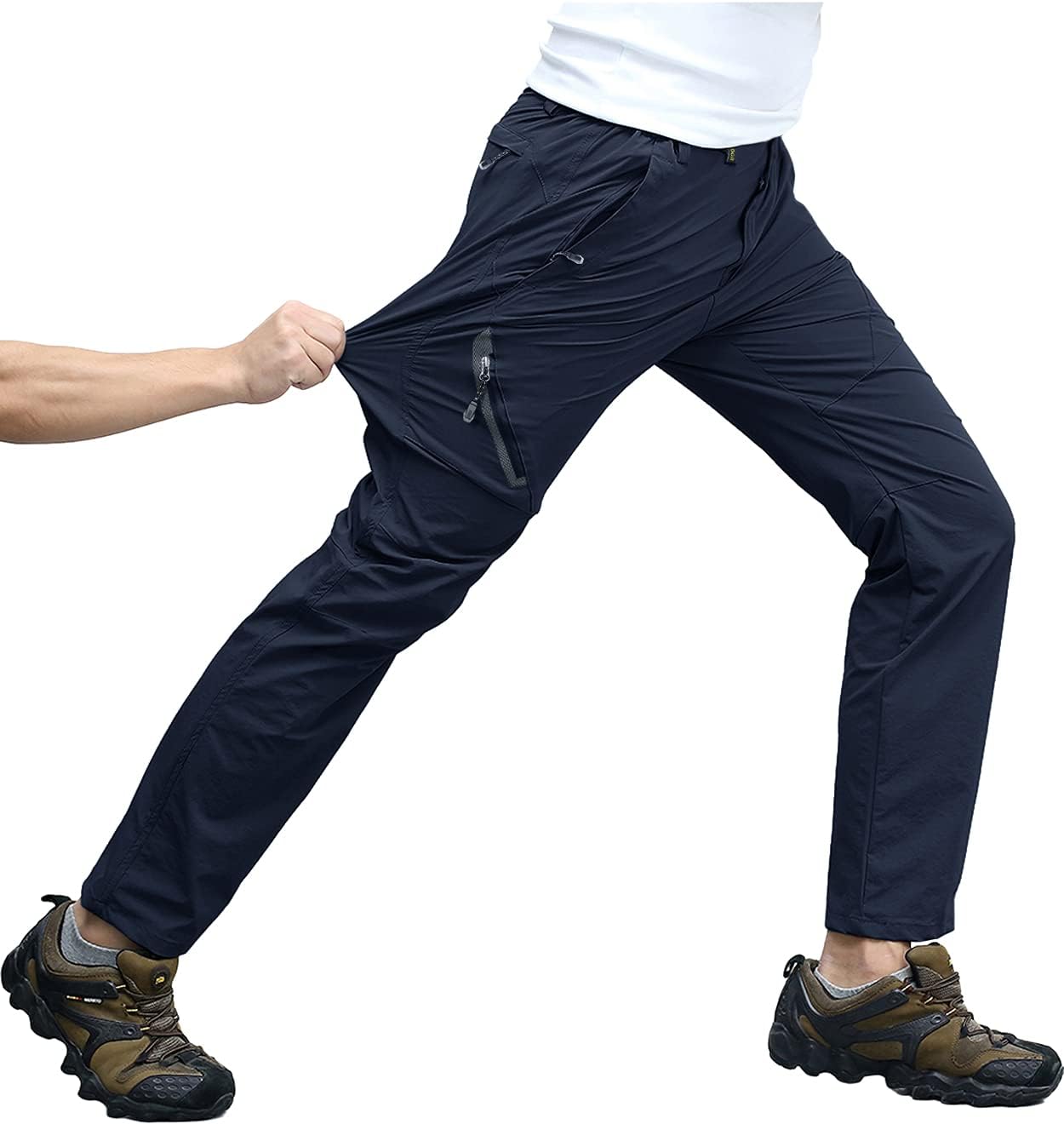 ナイロンストレッチパンツ キャメル サイズ40 GU公式 | ナイロンストレッチパンツSW(丈標準71.0～75.0cm