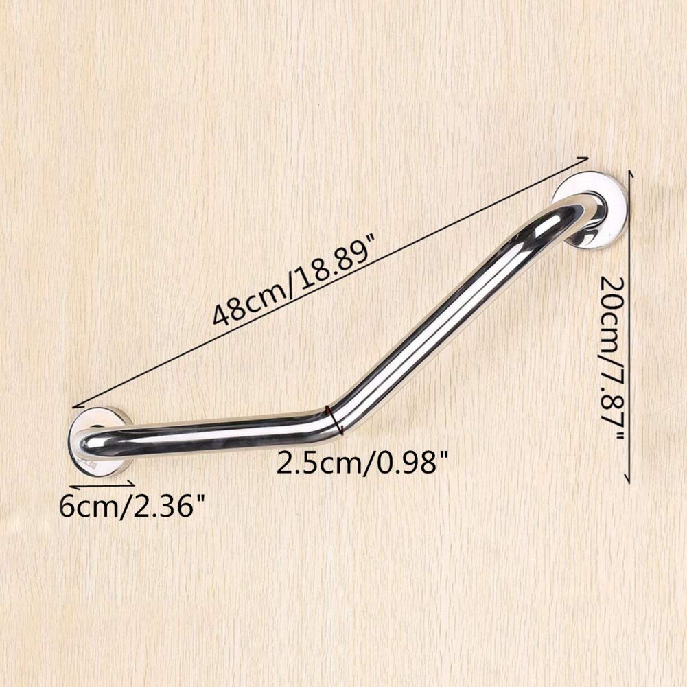 Sicherheits-Haltegriffe, Rutschfester Wand-Haltegriff aus Edelstahl für Badezimmer, Dusche, Sicherheitshandlauf, Badewanne, Treppe für die Sicherheit von älteren Menschen und Kindern