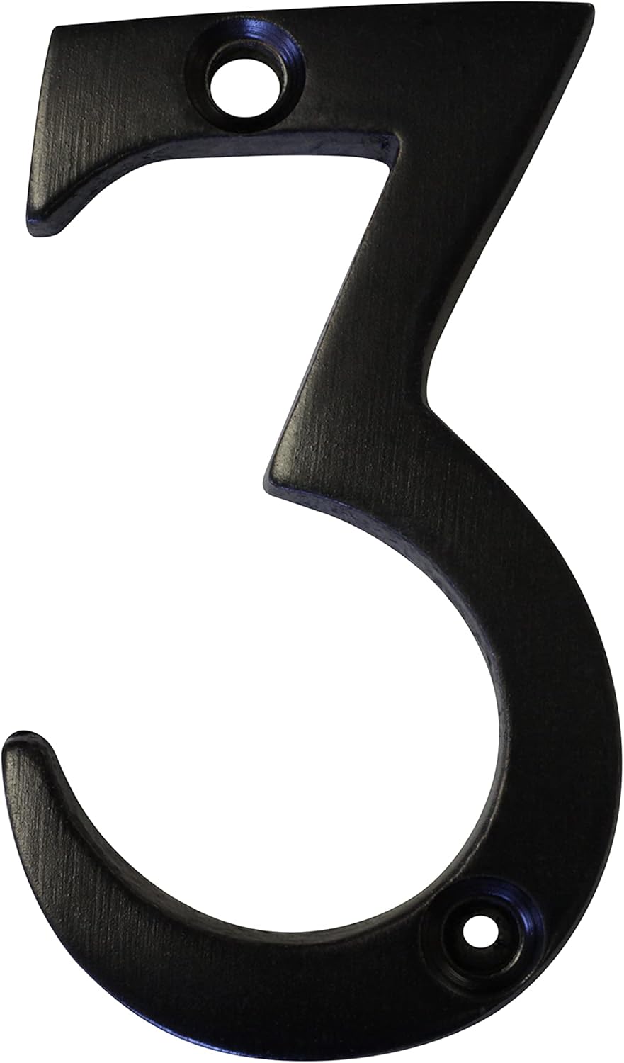 RCH Hardware NO-BR235-50 Brass House Number, 2 Inch, Oil Bronzed Black