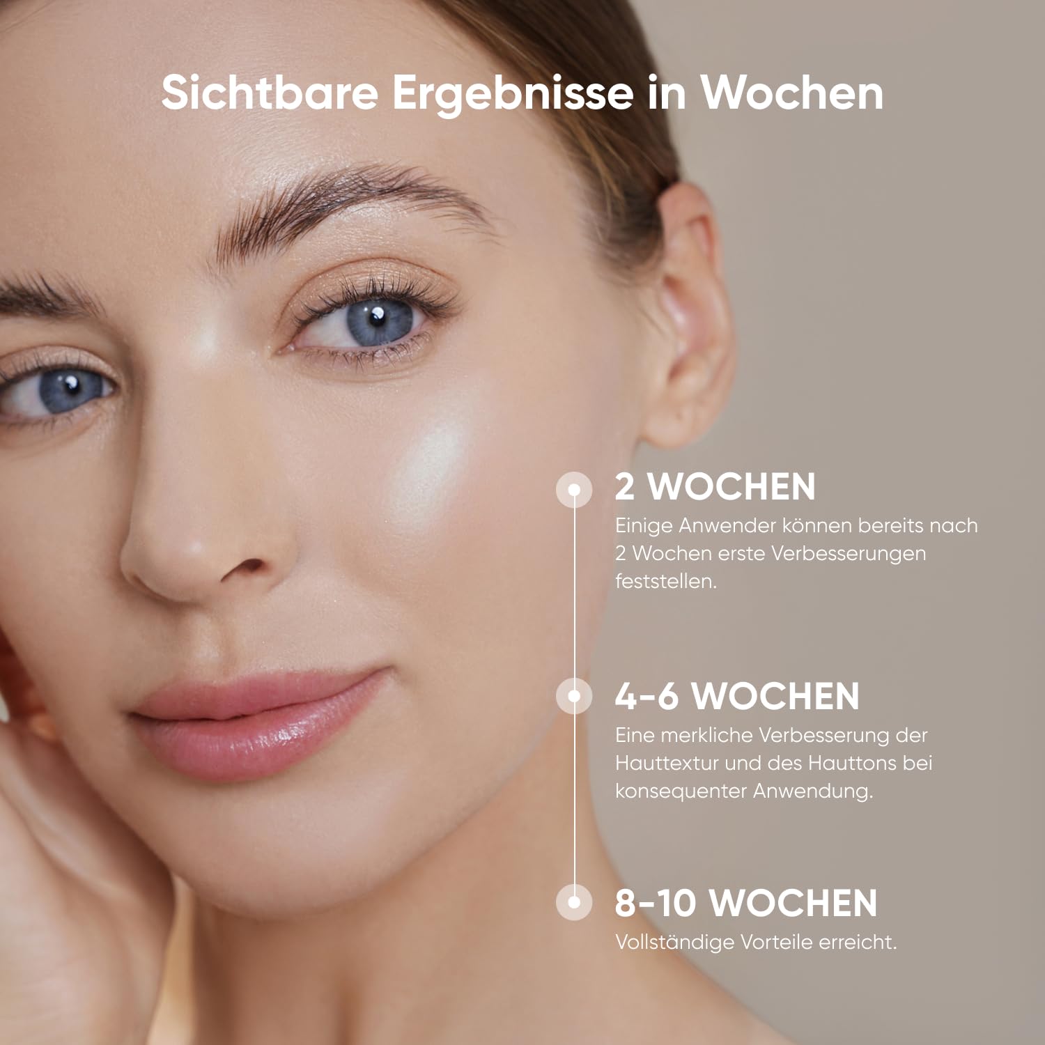 Nanoleaf 6-in-1 Gesichtsmassagegerät, Multitasking Lichttherapie Modi kombiniert Rotlicht + NIR/Blaulicht, Kühlung, Heizung or Vibration, Tragbar elektrisches LED Red Light Therapy Wand für Face Hals