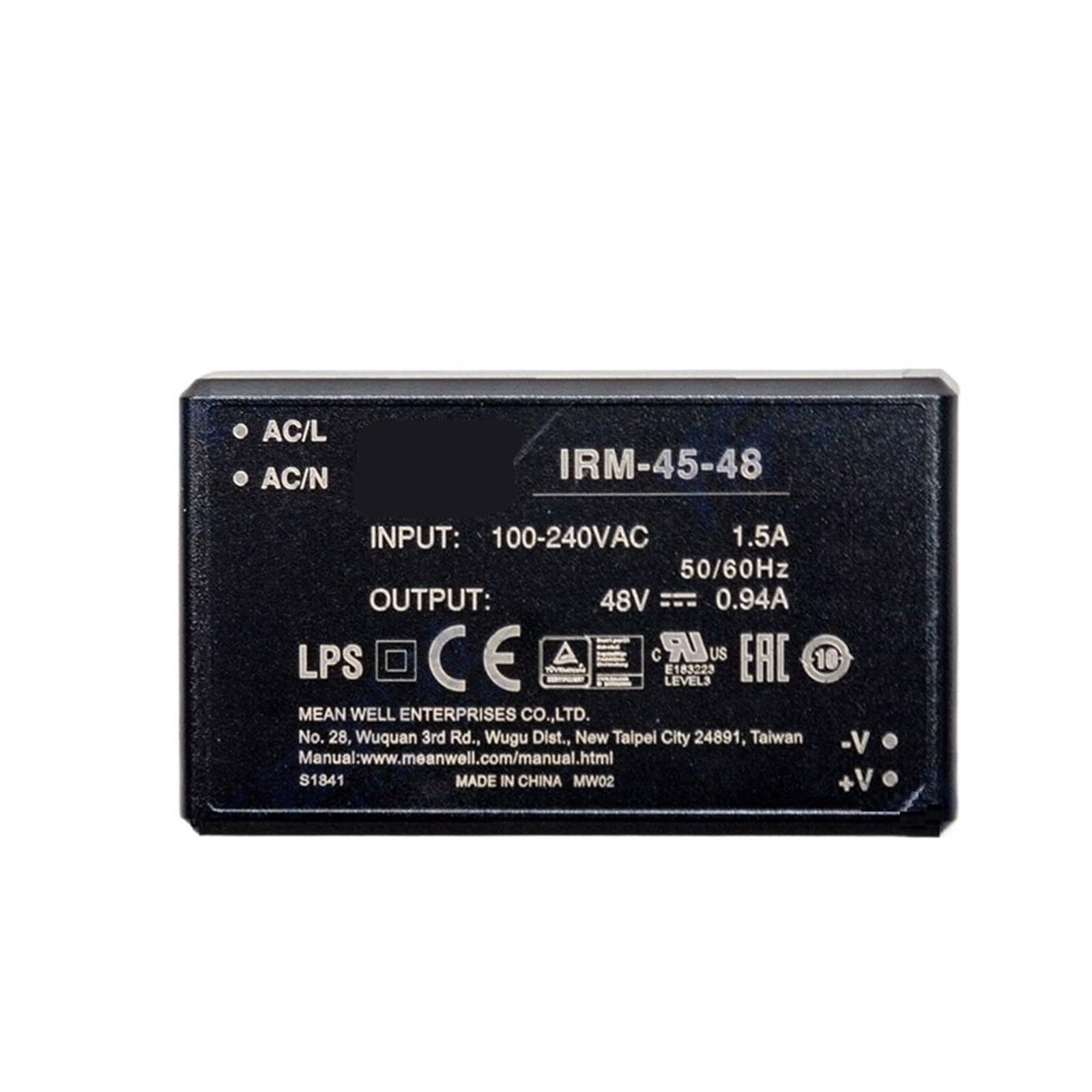 Module d'alimentation à découpage IRM-45 transformateur 85-305V vers 12V
