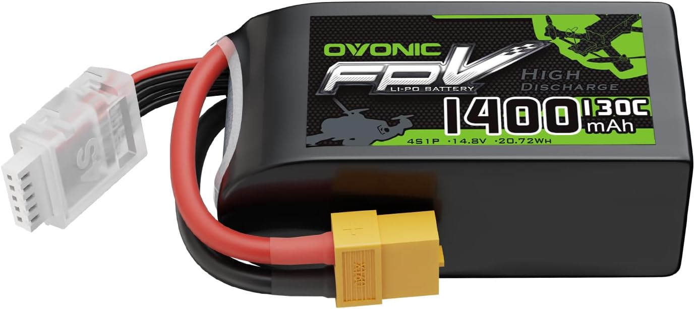 14.8V 130C 1400mAh 4S Lipo Battery