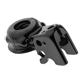 Ecomspace Motorcycle Clutch Lever Mount Bracket Parts For Harley Adjustable Black