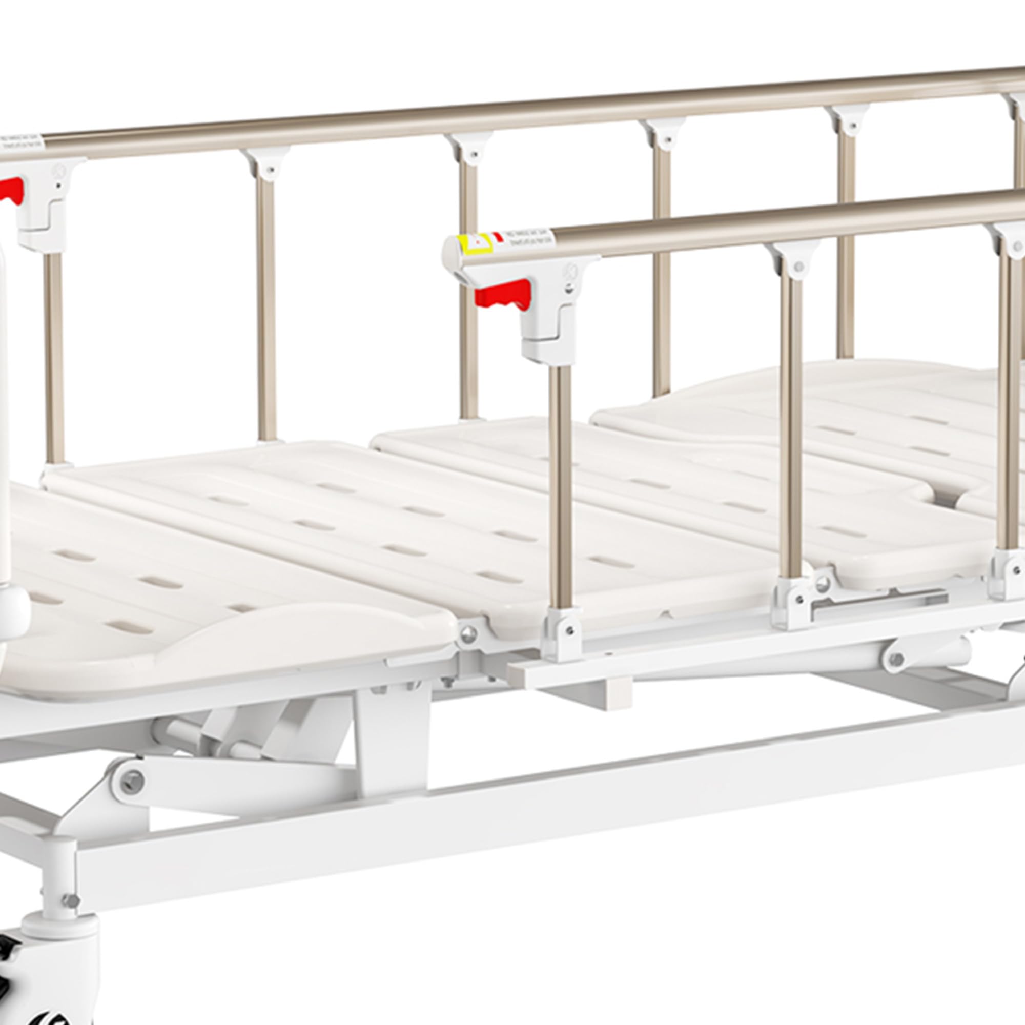 GIMA 44742 Letto a 4 Sezioni ad Altezza Variabile con 3 Manovelle e con Ruote