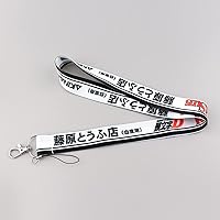 Vista 4 de Initial D Akagi RedSuns Manga Anime 17.7" Cuello Lanyard Holder ID Badge Mobile Phone Pin Correa por Pinstant