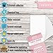 Printable Vinyl Sticker Paper Glossy for Inkjet Printer 15 Sheets White, Decal Paper Tear & Scratch Resistant Quick Ink Dry Sticker Paper for Making Labels & Crafts