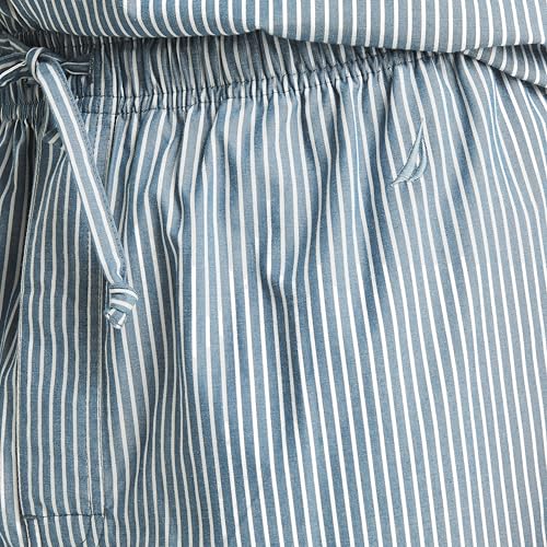 Nautica Men's Sustainably Crafted Striped Poplin Sleep Pant4