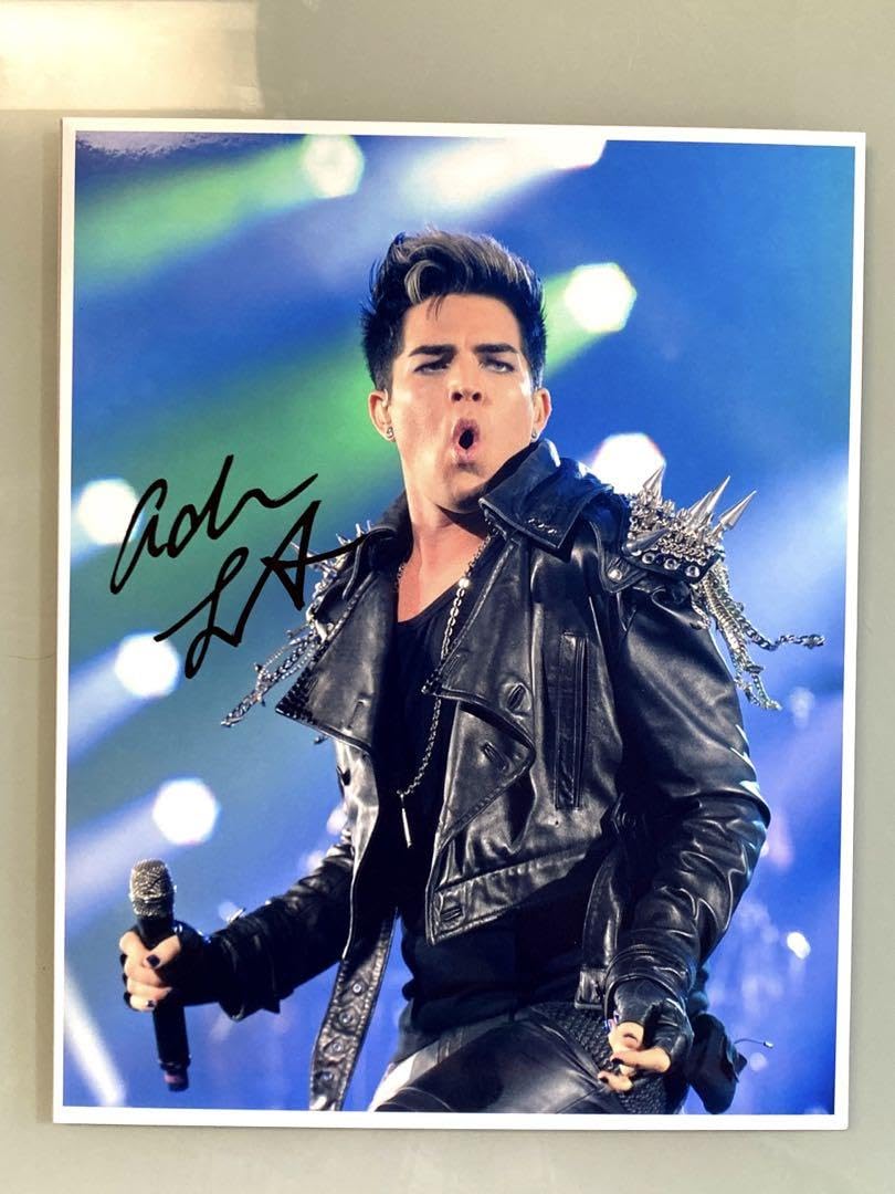アダム・ランバートAdam Lambert 直筆サイン入りアナログ盤 アダム・ランバート直筆サイン入り超 特大写真…Adam Lambert、