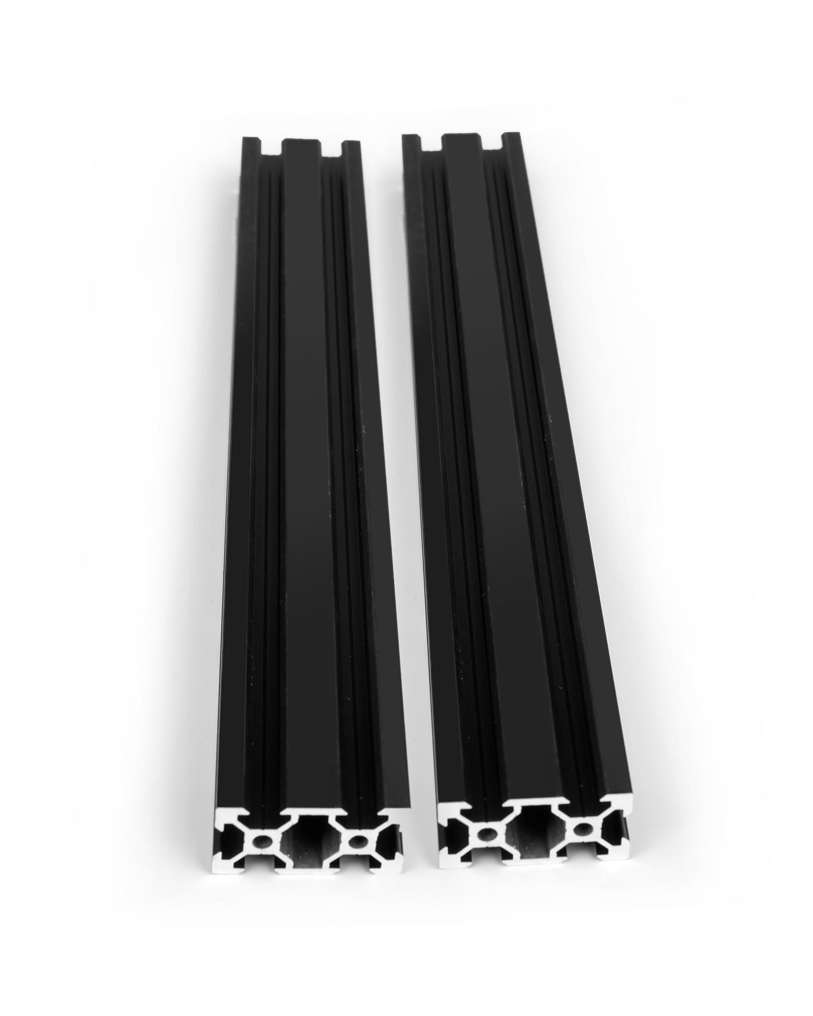 Profilo In Alluminio Anodizzato Nero 2040 V-type, 600 Mm: Per Stampanti 3D, CNC E Progetti Fai Da Te