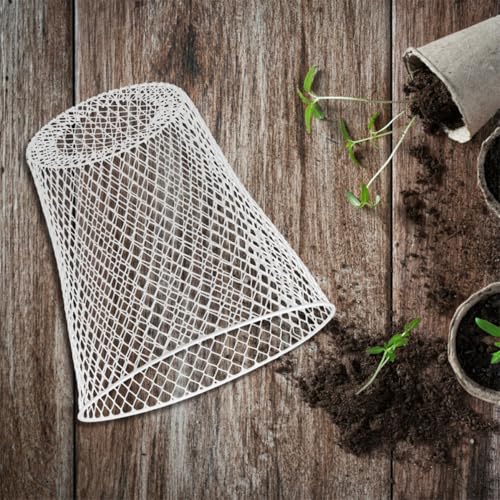Panier de rangement en métal robuste x3 avec couvercle en treillis - 6