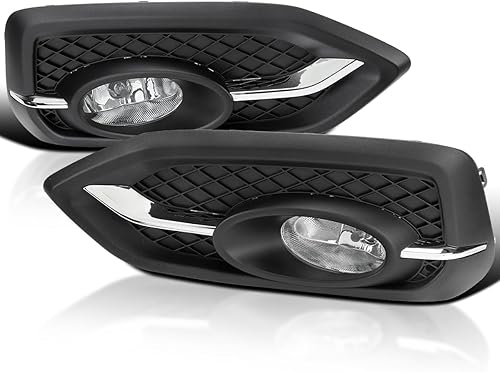 Spec-D Tuning Lámparas antiniebla transparentes compatibles con Honda Civic 2 puertas 2014-2015 L+R par conjunto