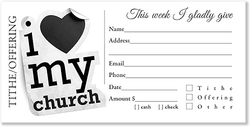 Miniatura 2 de 500 Ofrenda de la Iglesia | Sobres de donación de diezmos