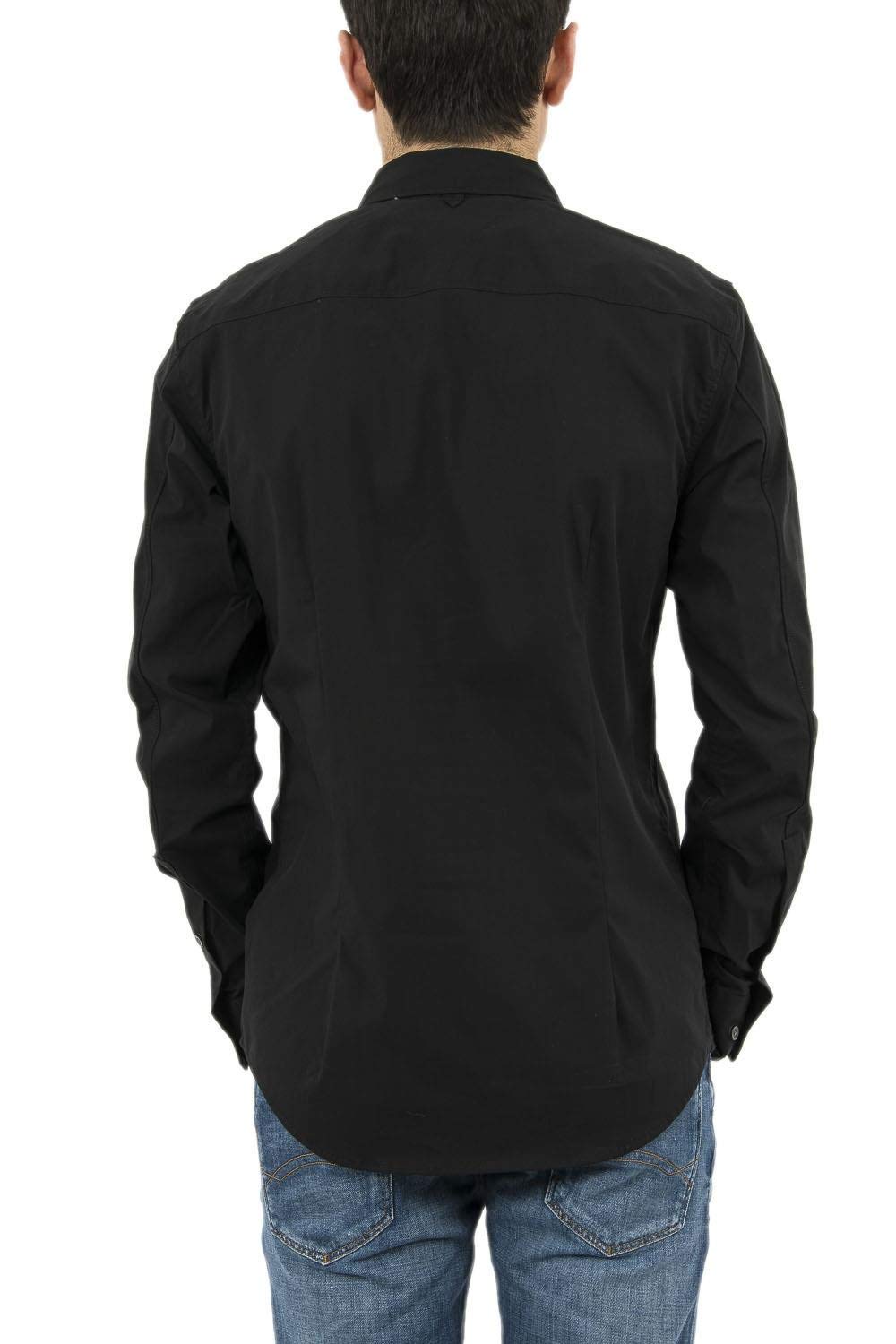 Tommy Jeans Original Stretch Koszula, Tommy Black 078, XXL