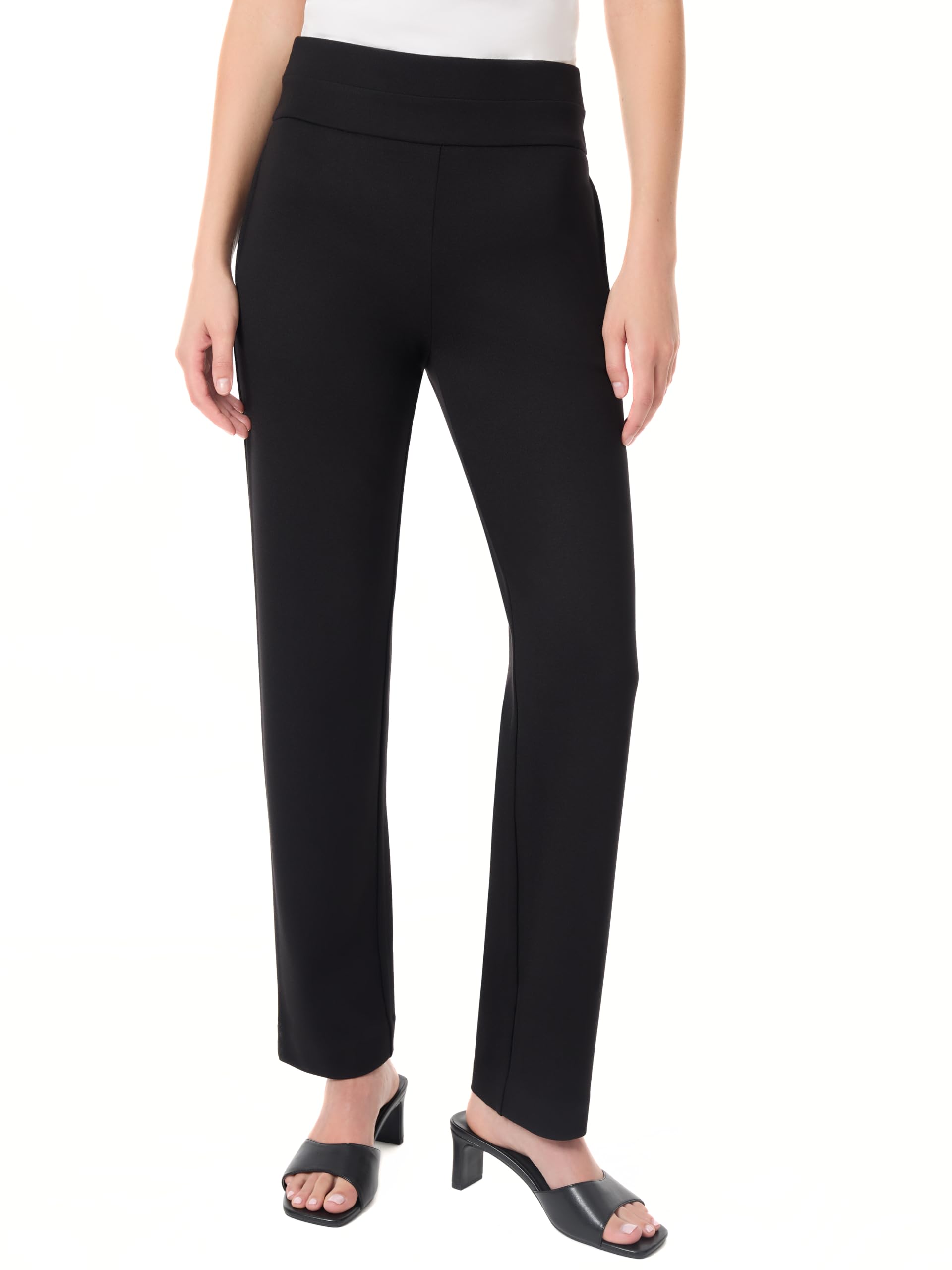Jones New York Womens Jones New York Womens Pull-on Straight-Leg Pant