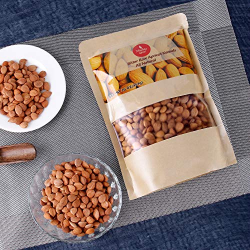 Mighty Apricot Bitter Apricot Kernels(1LB) 16oz (2 Pack), Natural Raw Bitter Apricot Seeds, Vegan, Non-GMO, Gluten Free, Great source of Vitamin B17 and B15 - Thumbnail 4