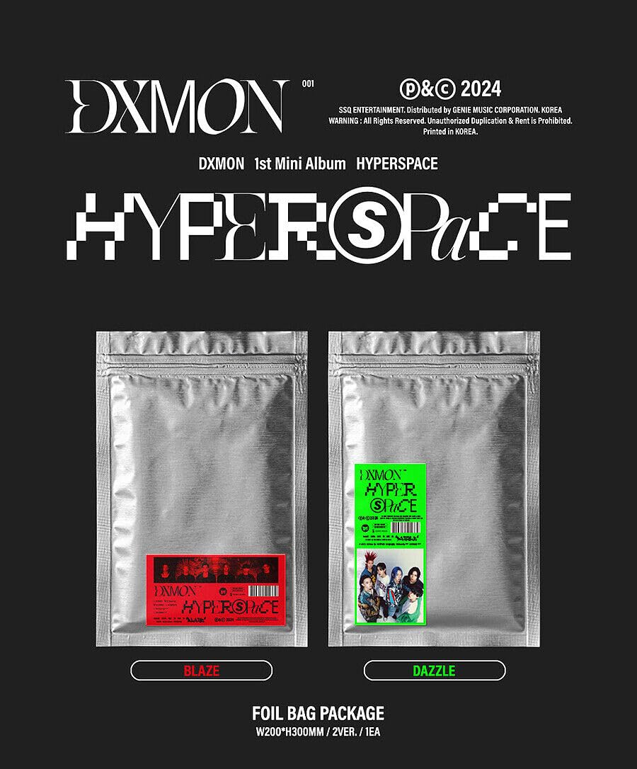 Amazon.com: DXMON [HYPERSPACE] 1st Mini Album (DAZZLE Ver.) K-POP