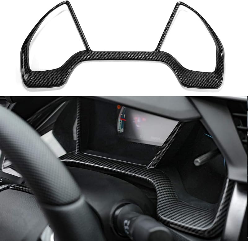 Capa de acabamento do painel do Honda Civic 10ª geração Thenice com padrão fibra de carbono – 2016 a 2021