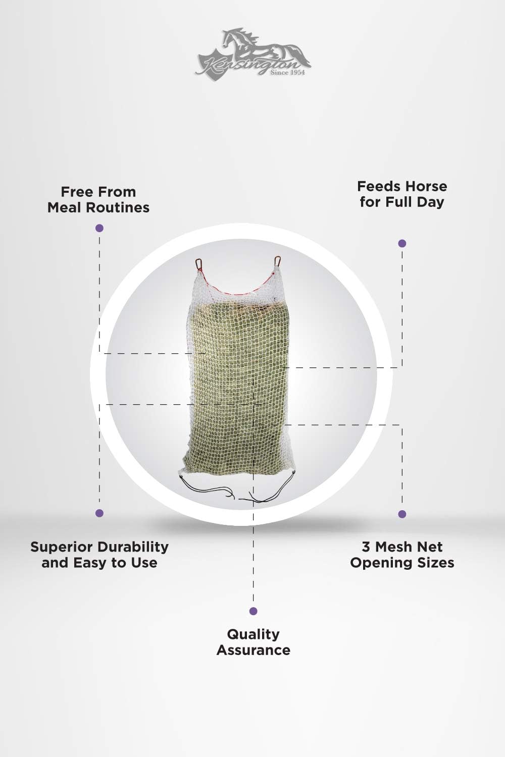 Freedom Feeder Mesh Net Full Bale Horse Feeder – Designed To Feed Horse For 7 Days – Reduce Horse Feeding Anxiety And Behavioral Issues : Pet Supplies