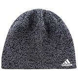 adidas Men's Paramount Beanie, Black/Deepest Space/Scarlet, One Size
