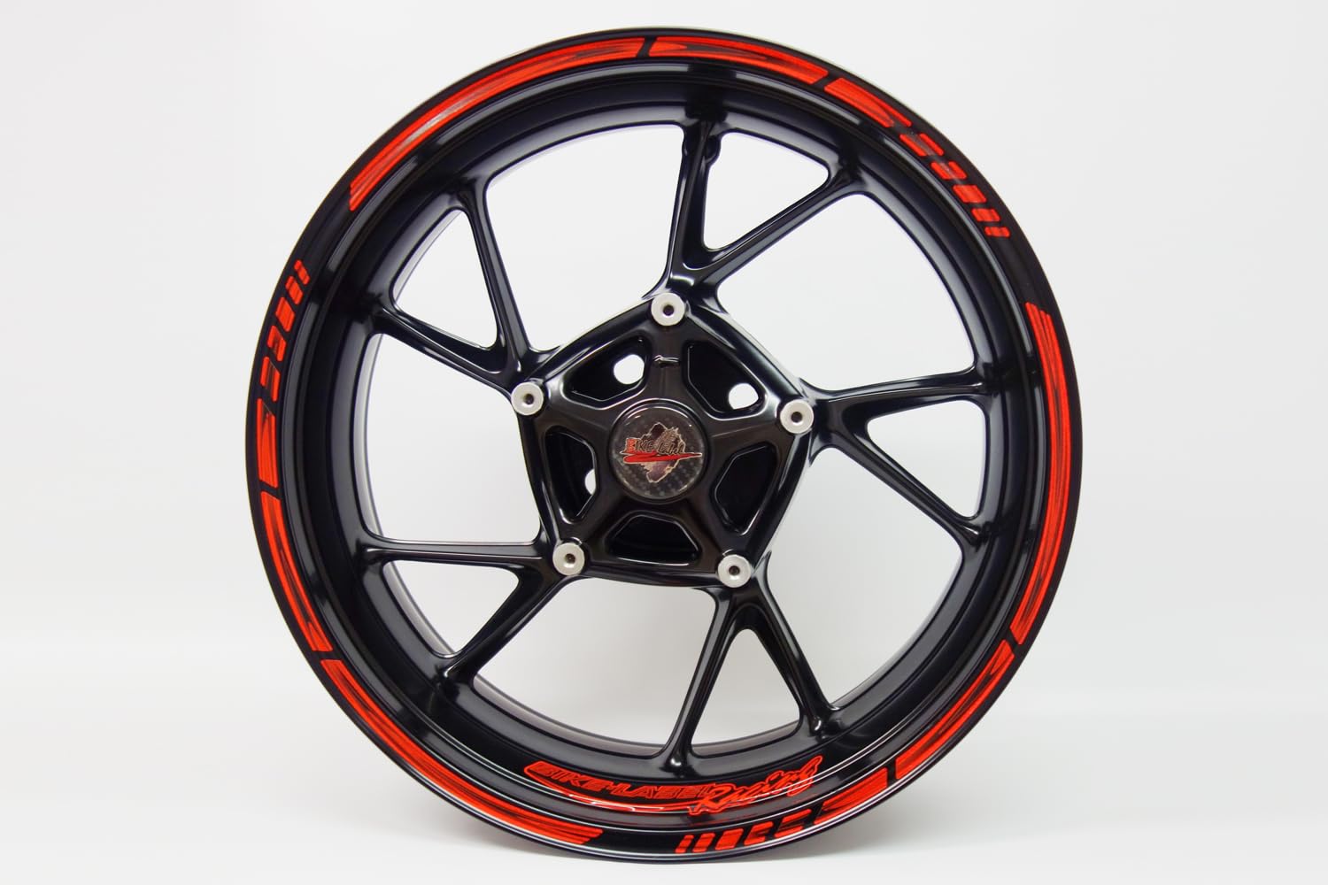 Felgenrandaufkleber GP-Design – Für 17 Zoll Felgen, 7,5 Mm Breit, Schwarz Matt, Wasser- & UV-beständig
